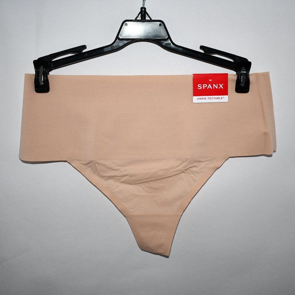 SPANX Undie-tectable Smoothing Thong in Soft Nude SIZE: XL #SP0115 NWT